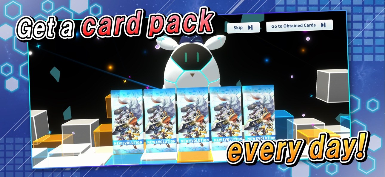 App Store image: get a card pack every day.